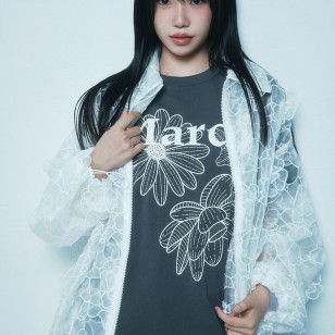 男女通用T 4色 UNISEX TSHIRT TRIPLE FLOWER